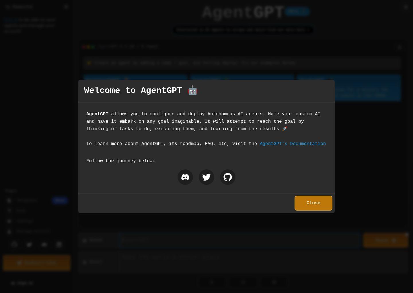 AgentGPT：在浏览器中组装与部署自主 AI 智能体