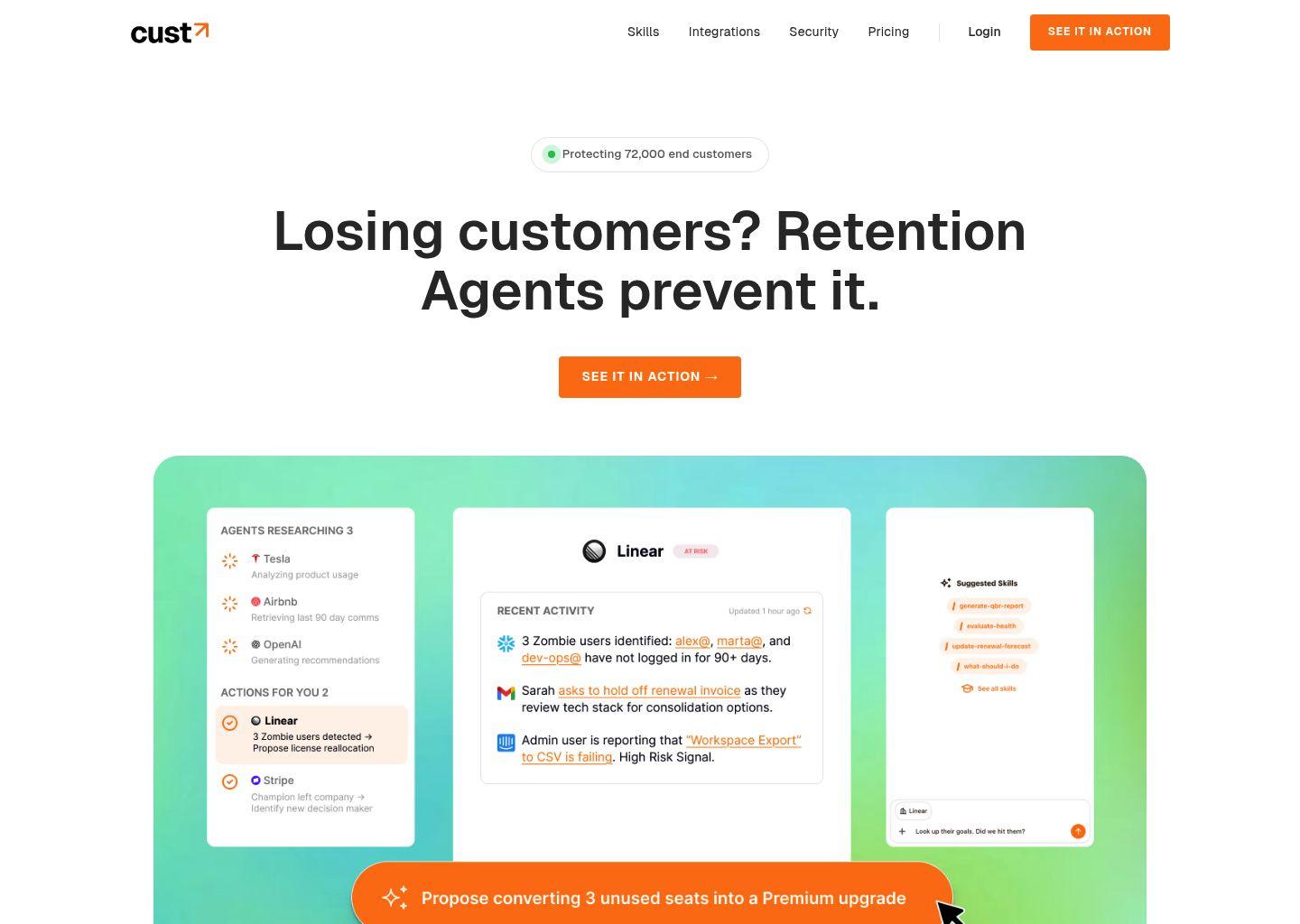 Cust——AI驱动的客户留存与增长助手