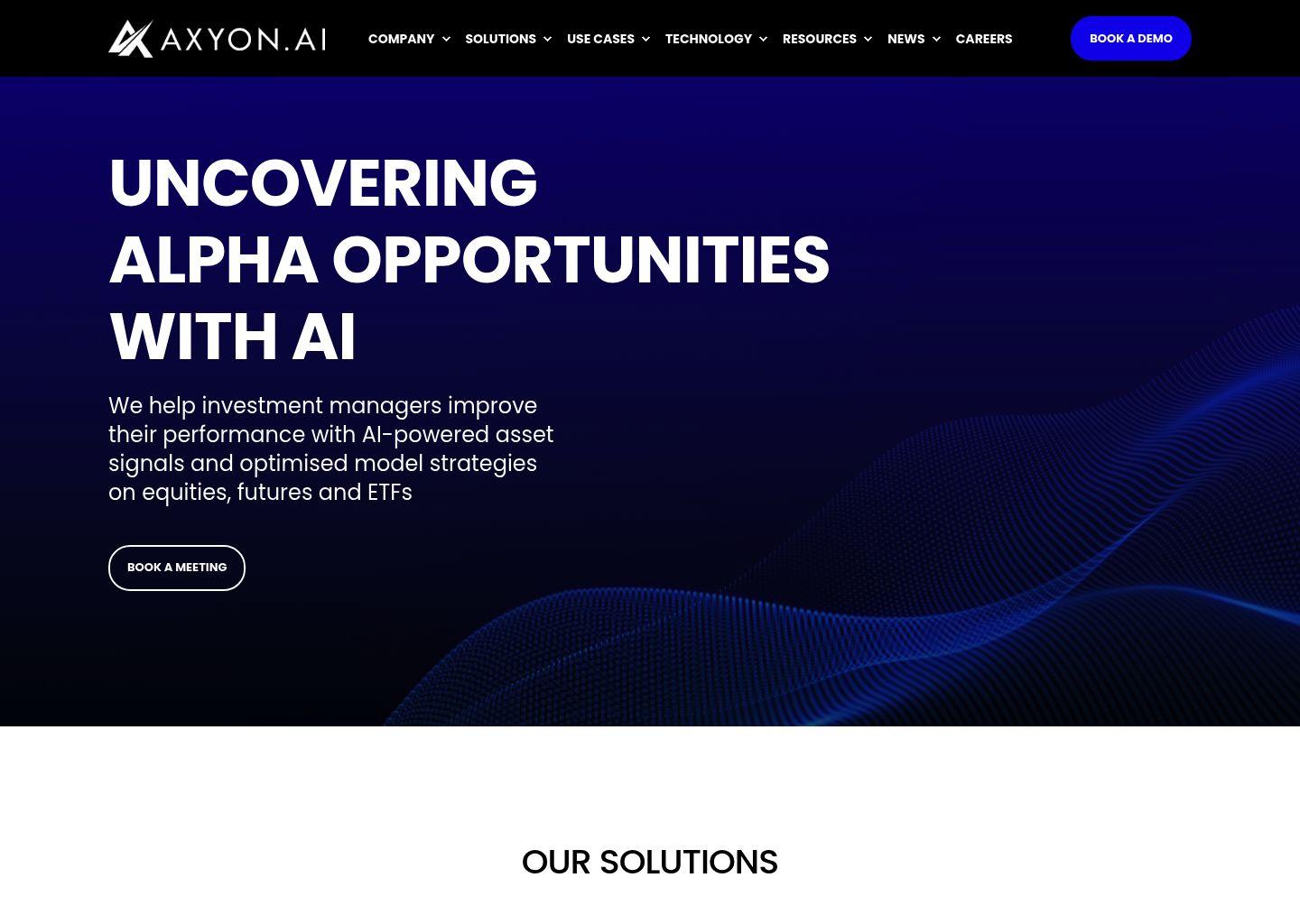 Axyon AI 投资管理智能引擎