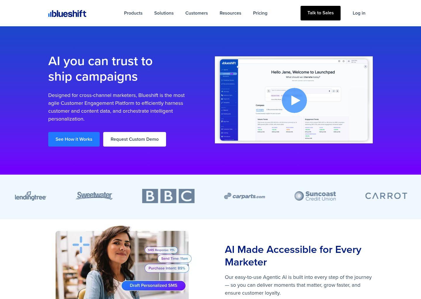 Blueshift：AI驱动的全渠道客户互动与营销平台