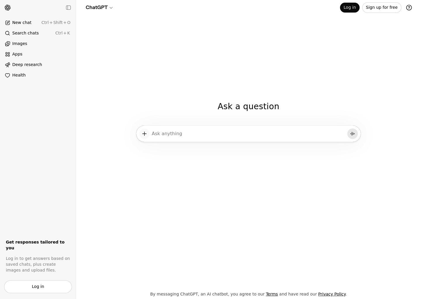 ChatGPT（chatgpt.com）智能对话与内容生成平台