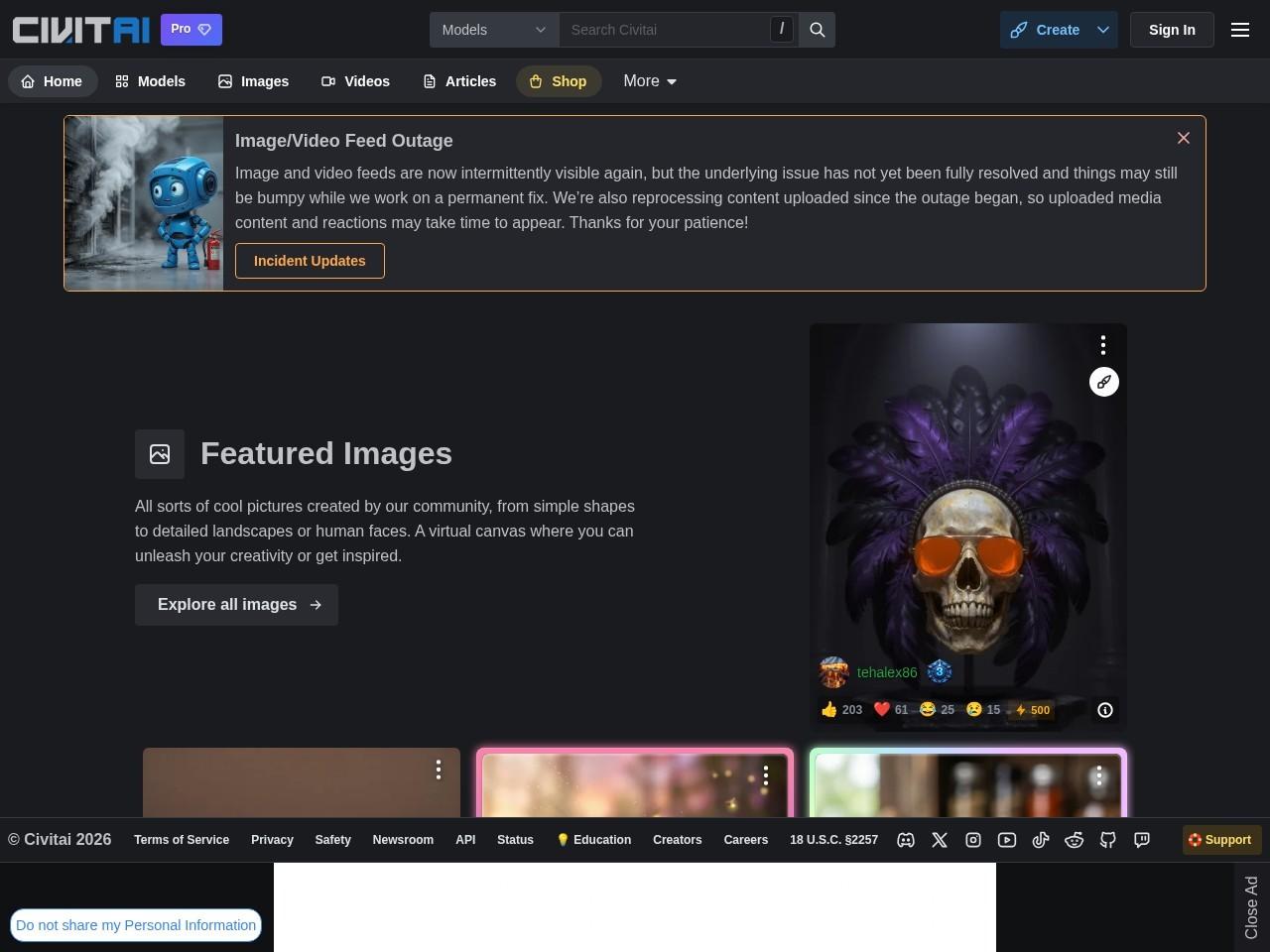Civitai：发现与创作 AI 艺术的模型社区平台