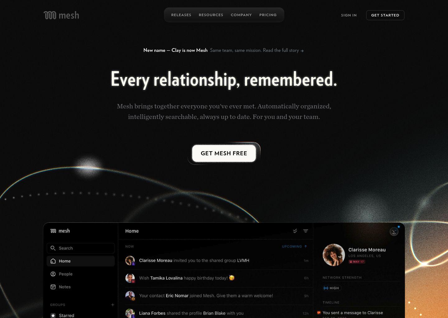 Nexus - Mesh 智能人脉导航助手