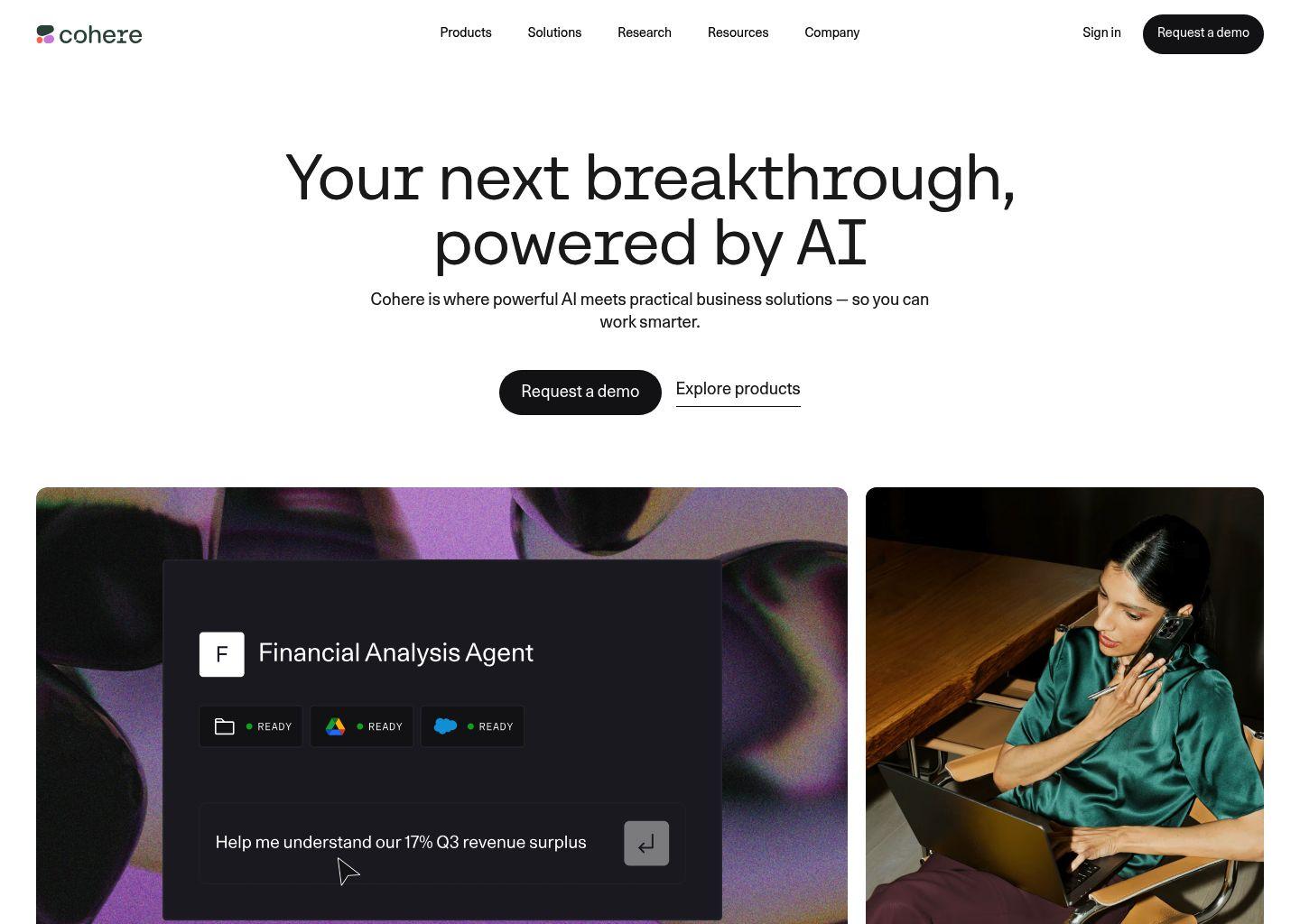 Cohere 企业级 AI 平台：私有、安全、可定制