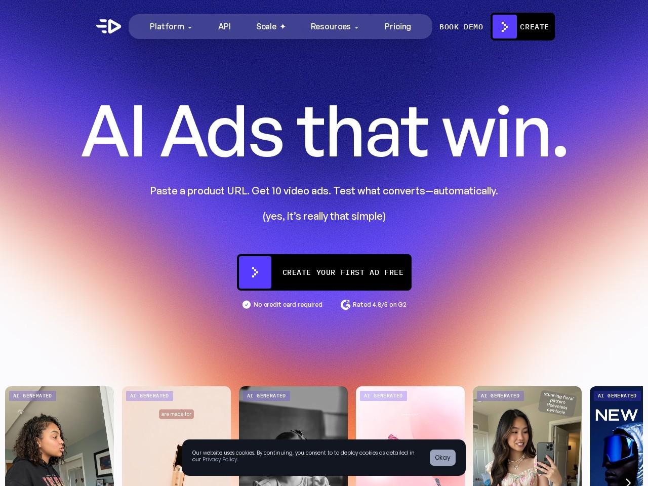 Creatify AI 产品视频生成器：一键把商品图片变成高转化视频广告