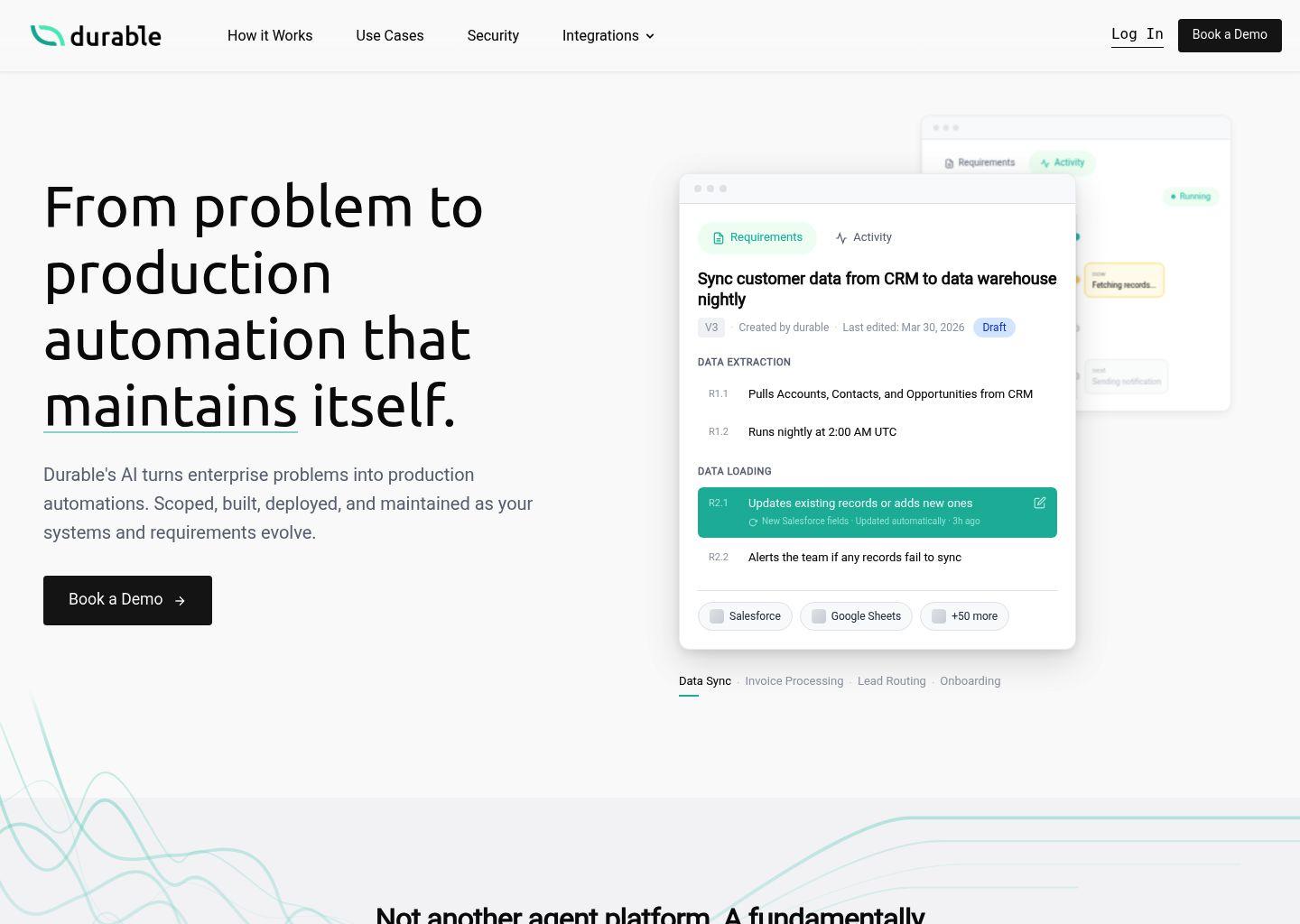 Durable：从想法到可投产软件的全自动 AI 开发平台