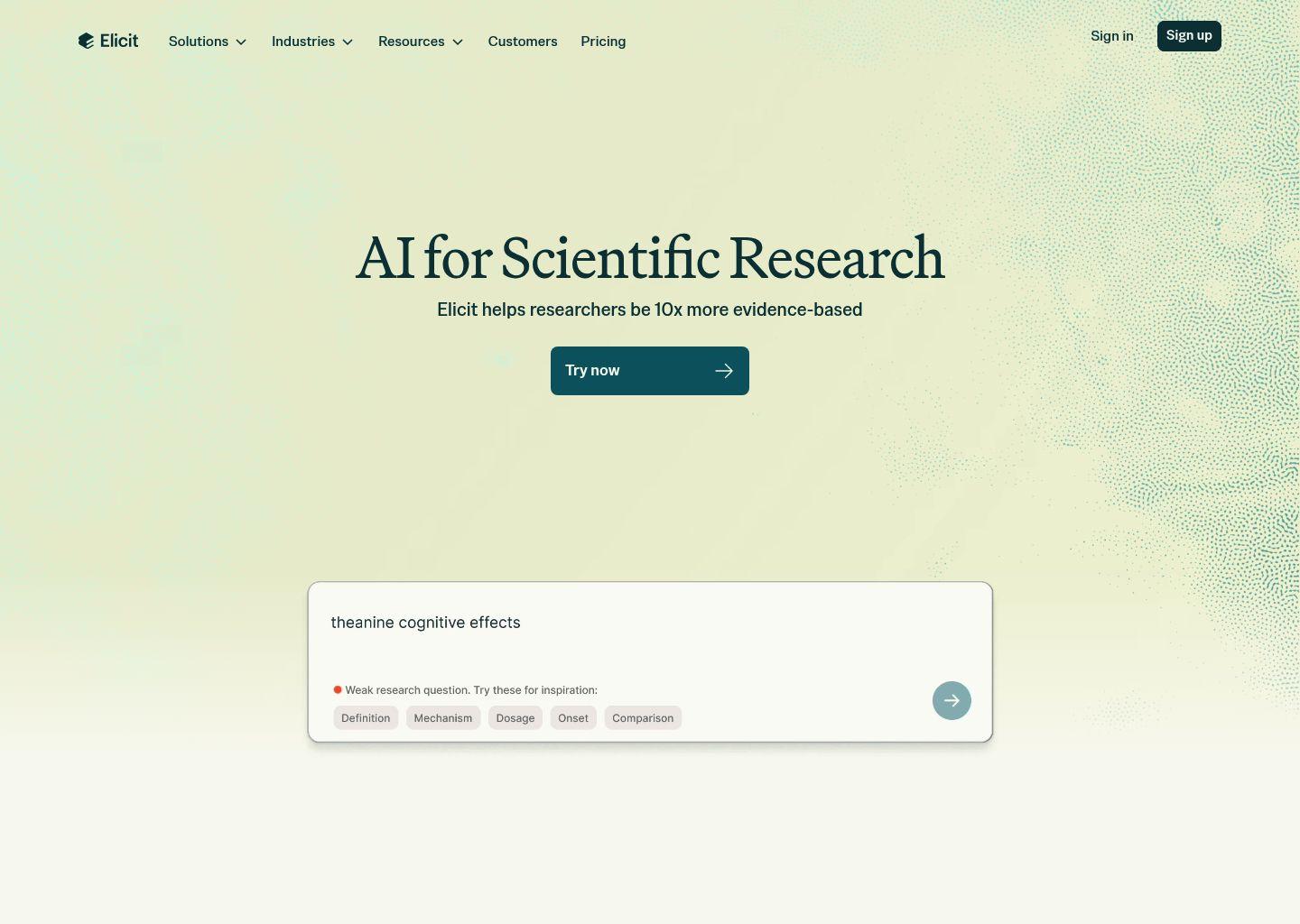 Elicit：面向科研的AI文献搜索与综述助手