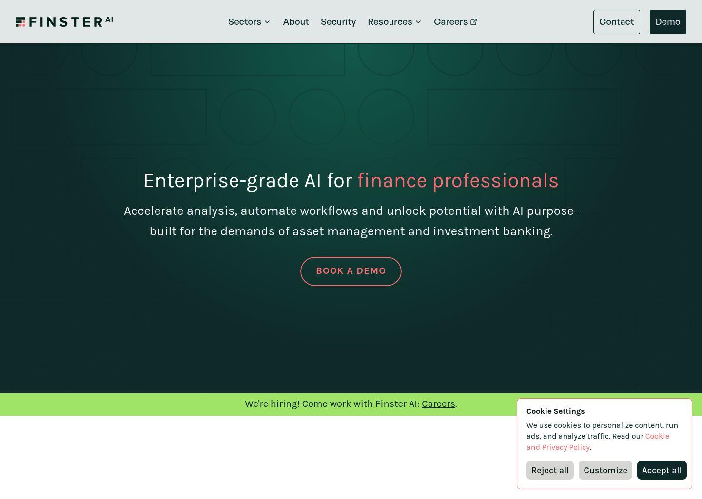 Finster AI 投资洞察助手