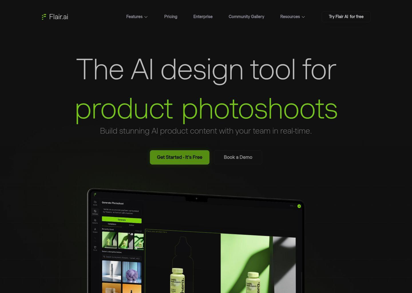 Flair.ai AI产品照片生成与编辑平台