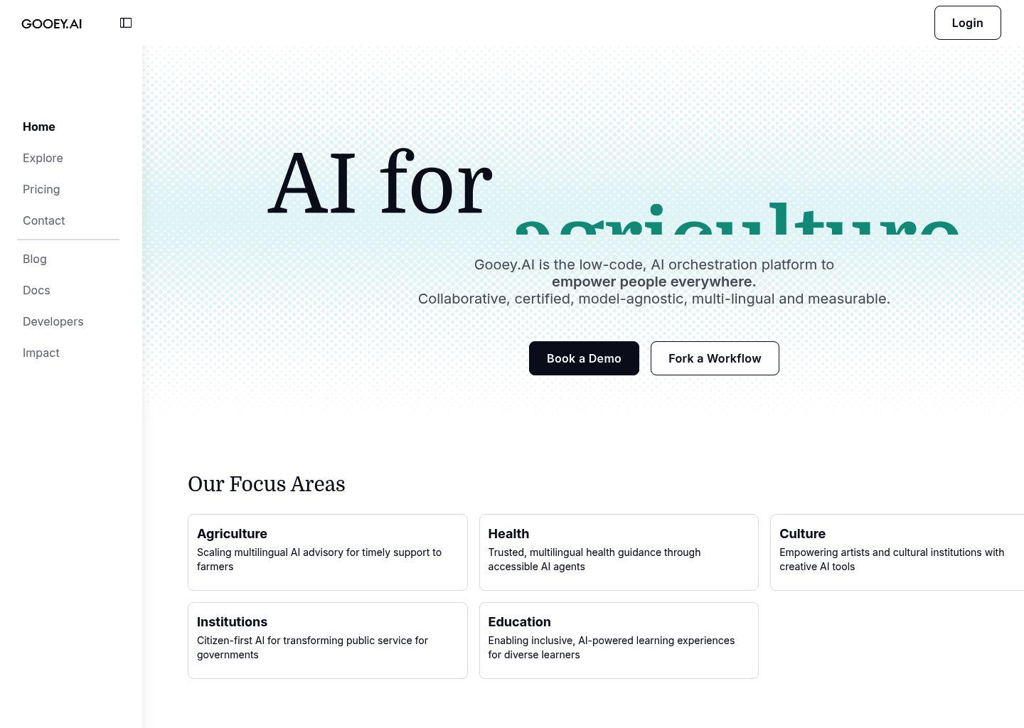Gooey.AI 低代码多模态 AI 编排平台