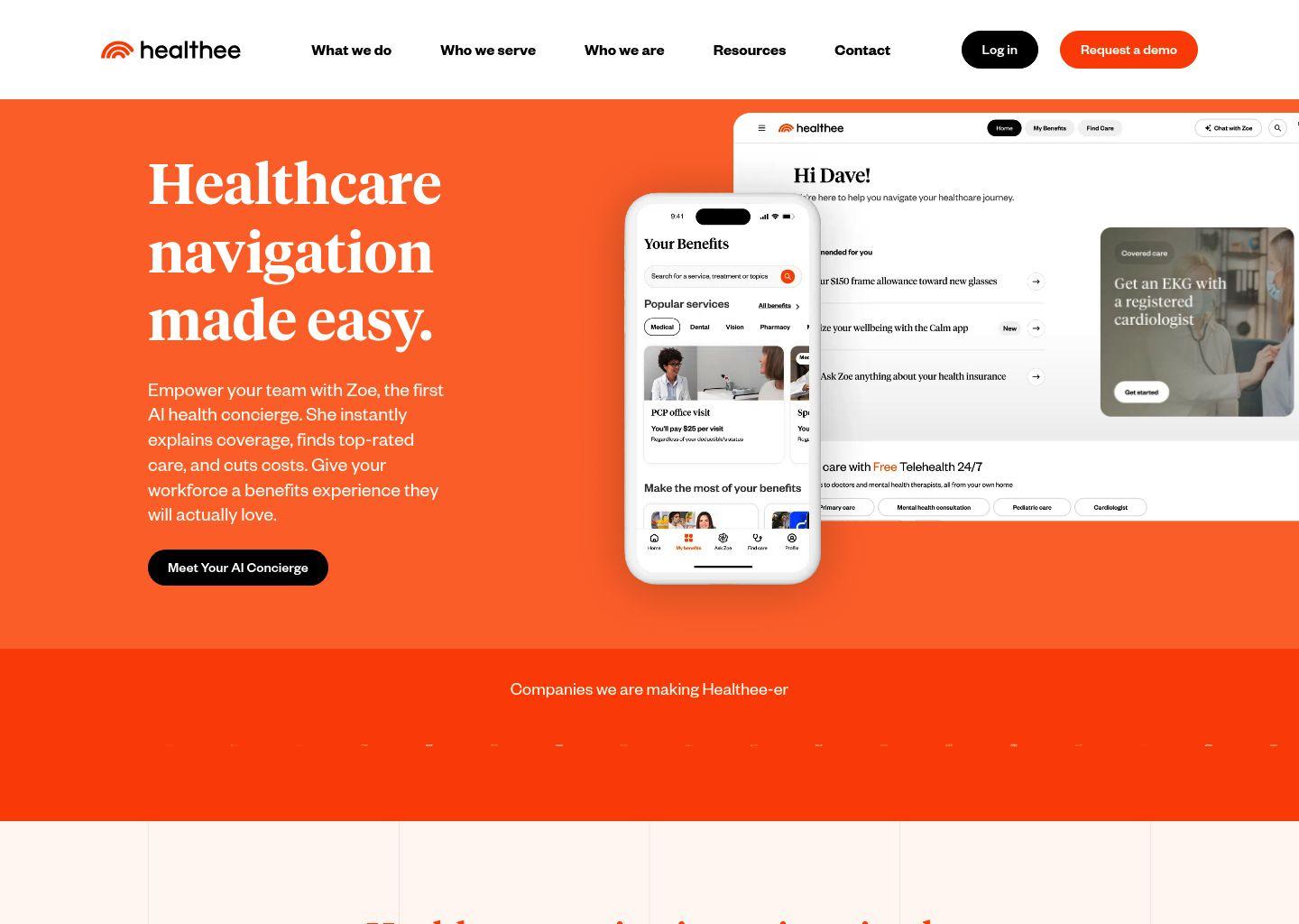 Healthee：AI驱动的企业医疗福利导航与成本管控平台