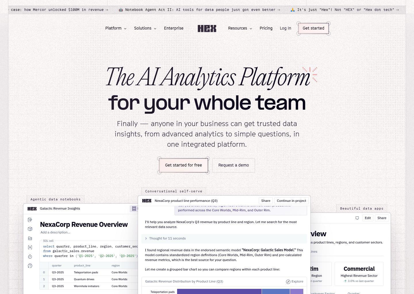 Hex Magic AI：面向数据团队的智能分析与代理平台