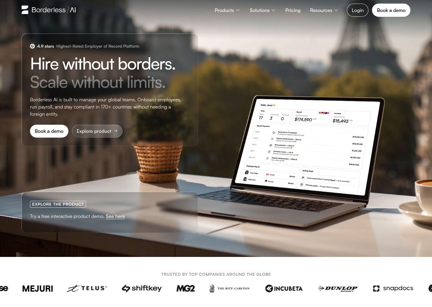 Borderless AI 全球用工与薪资管理平台