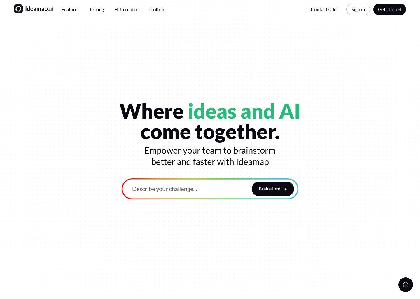 Ideamap：用AI提升团队头脑风暴效率的可视化工作空间
