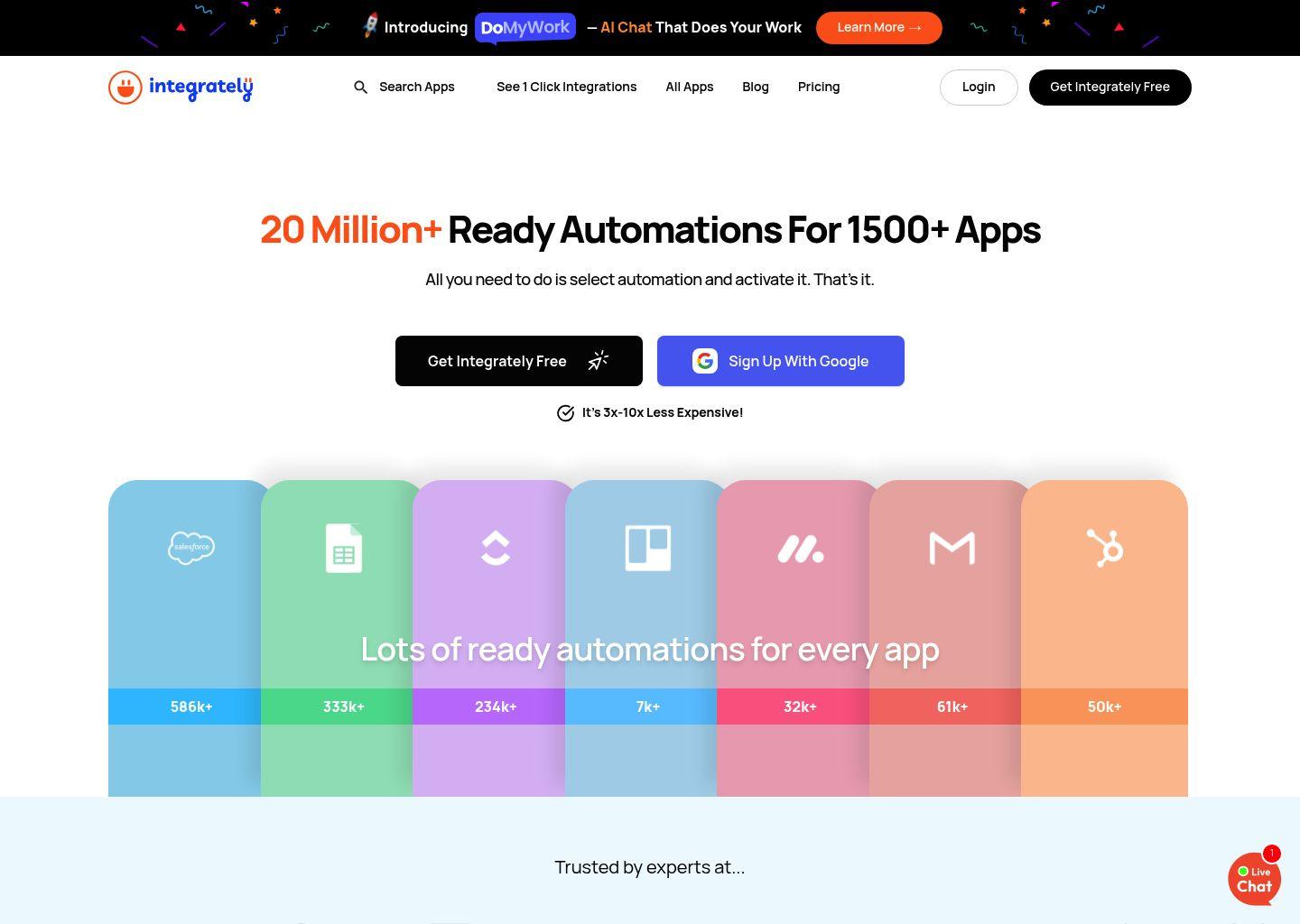 Integrately 自动化集成平台