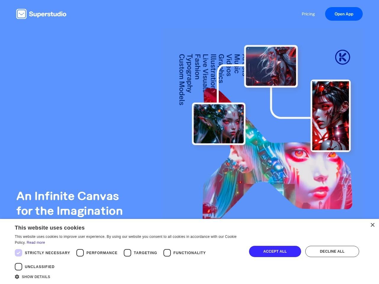 Superstudio from Kaiber：创意加速的AI超级工作室