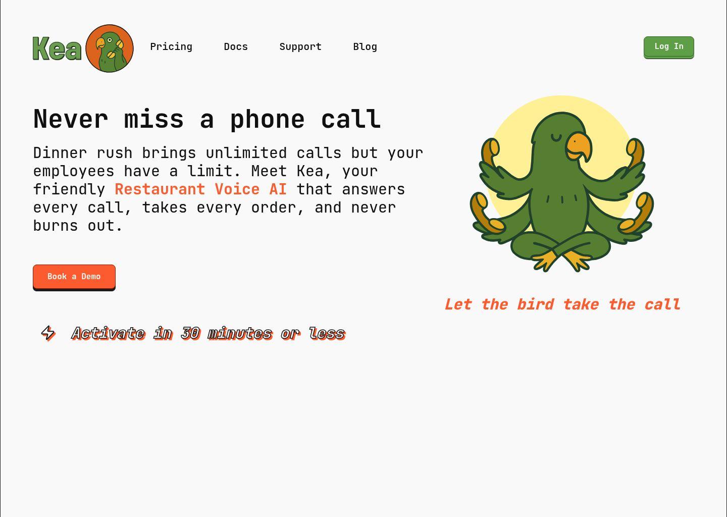Kea AI 餐饮语音智能助手