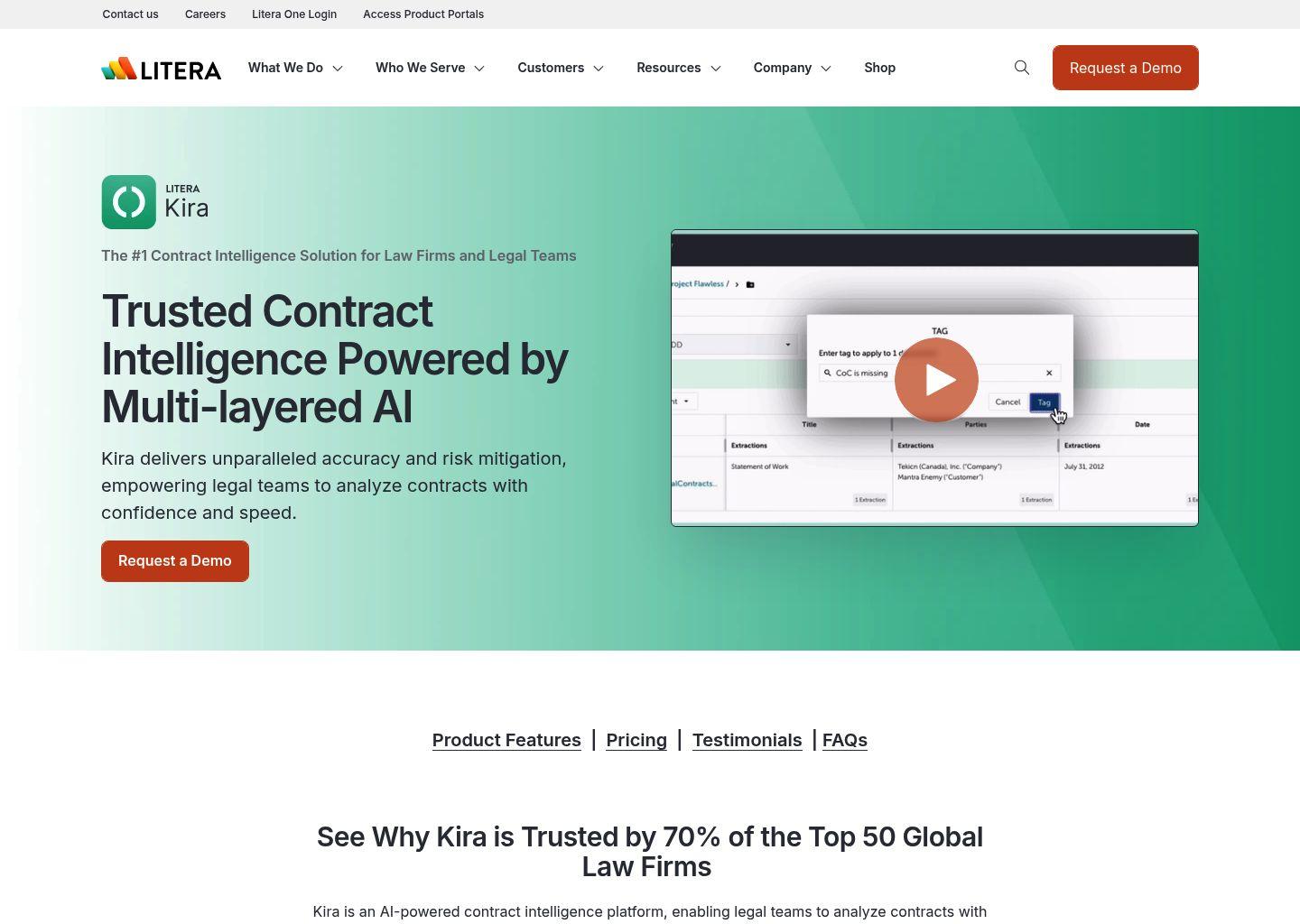 Kira：面向法律团队的AI合同智能平台