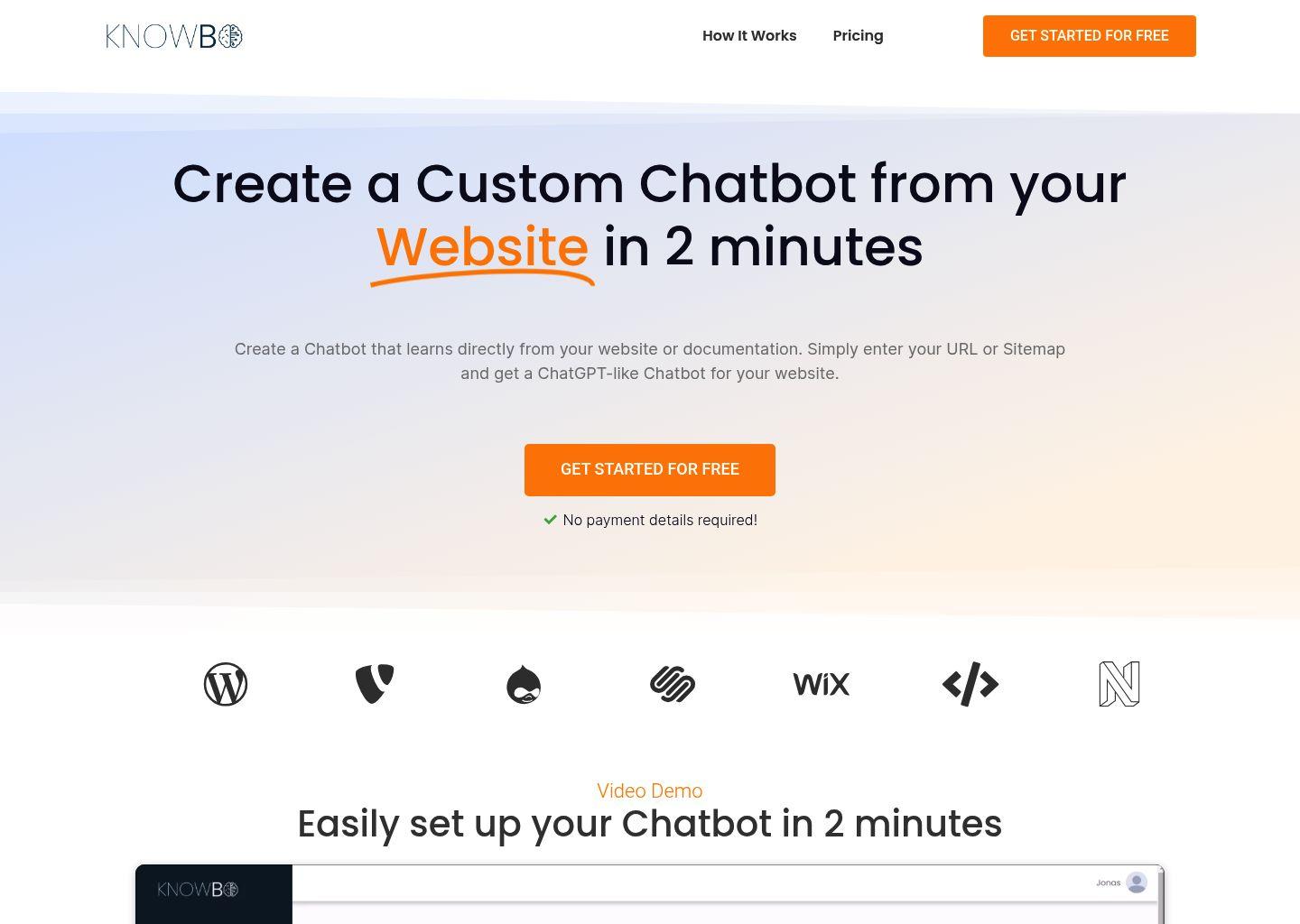 Knowbo：从网站与知识库一键生成智能客服聊天机器人