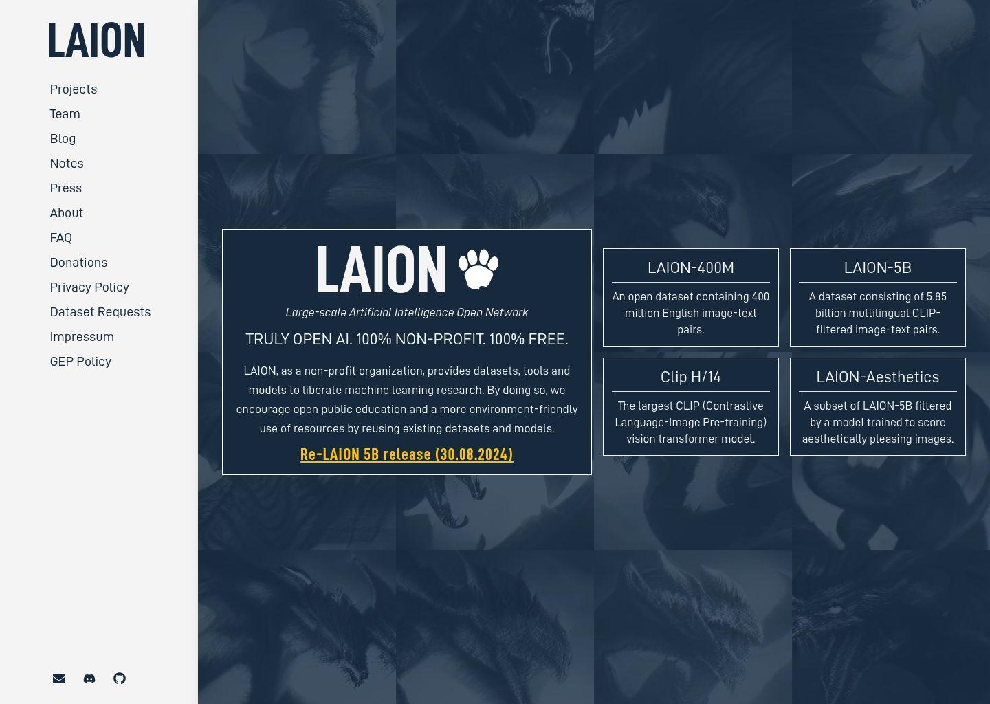 LAION 开源大规模人工智能开放网络