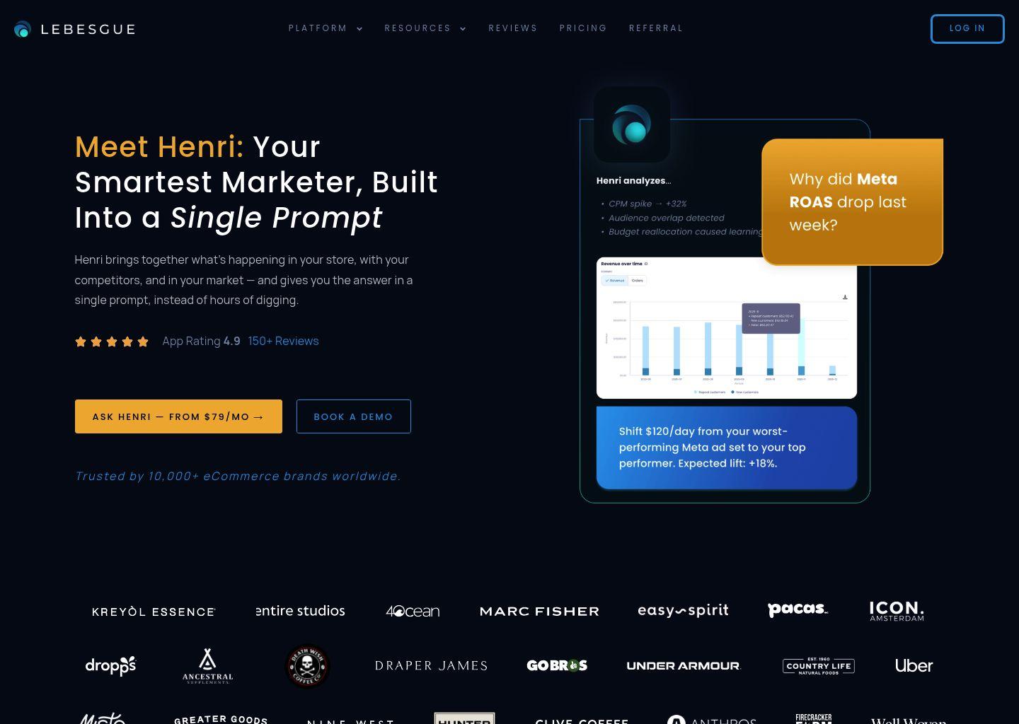 Lebesgue：AI CMO 电商智能营销决策平台