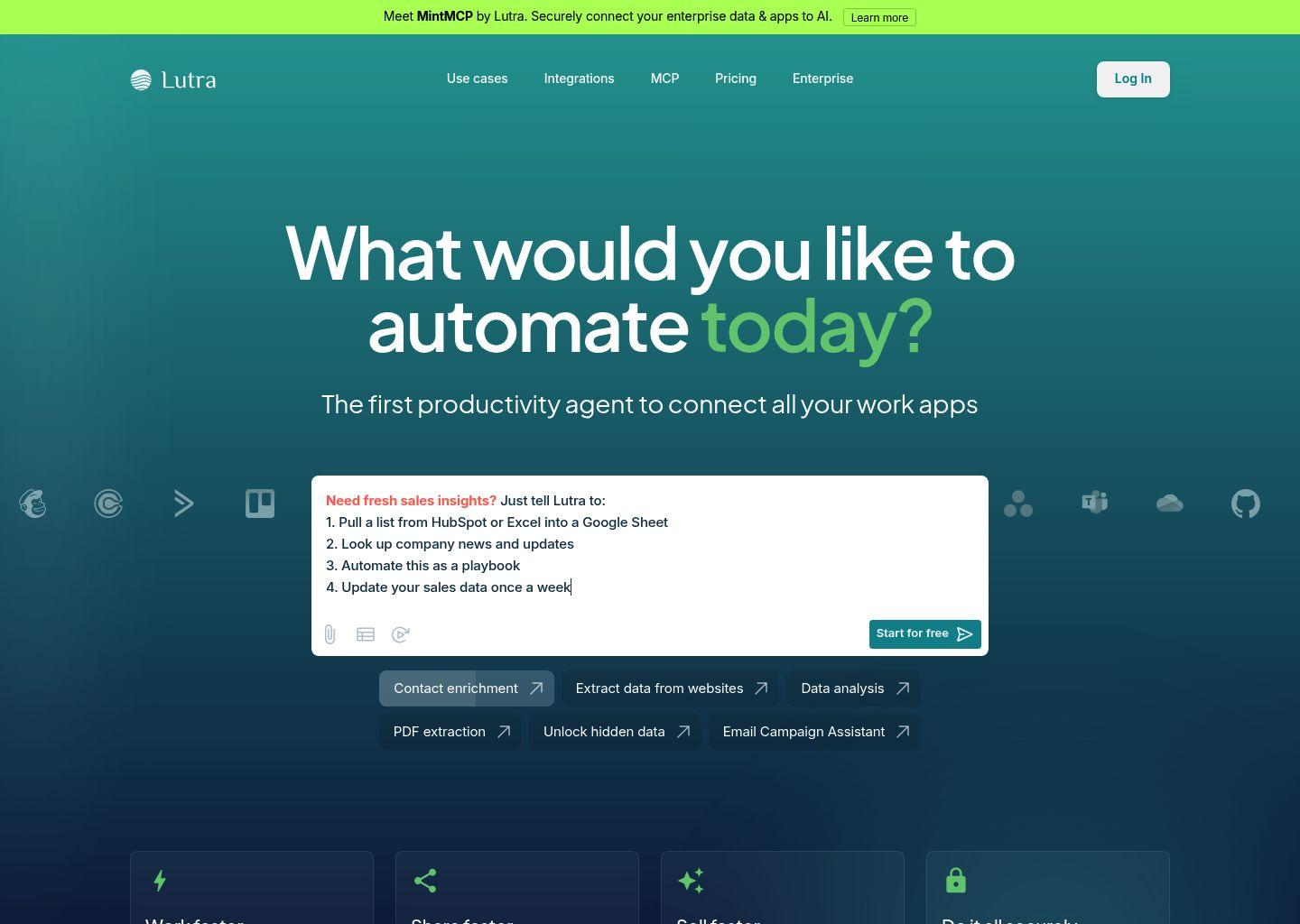 Lutra AI 智能自动化平台