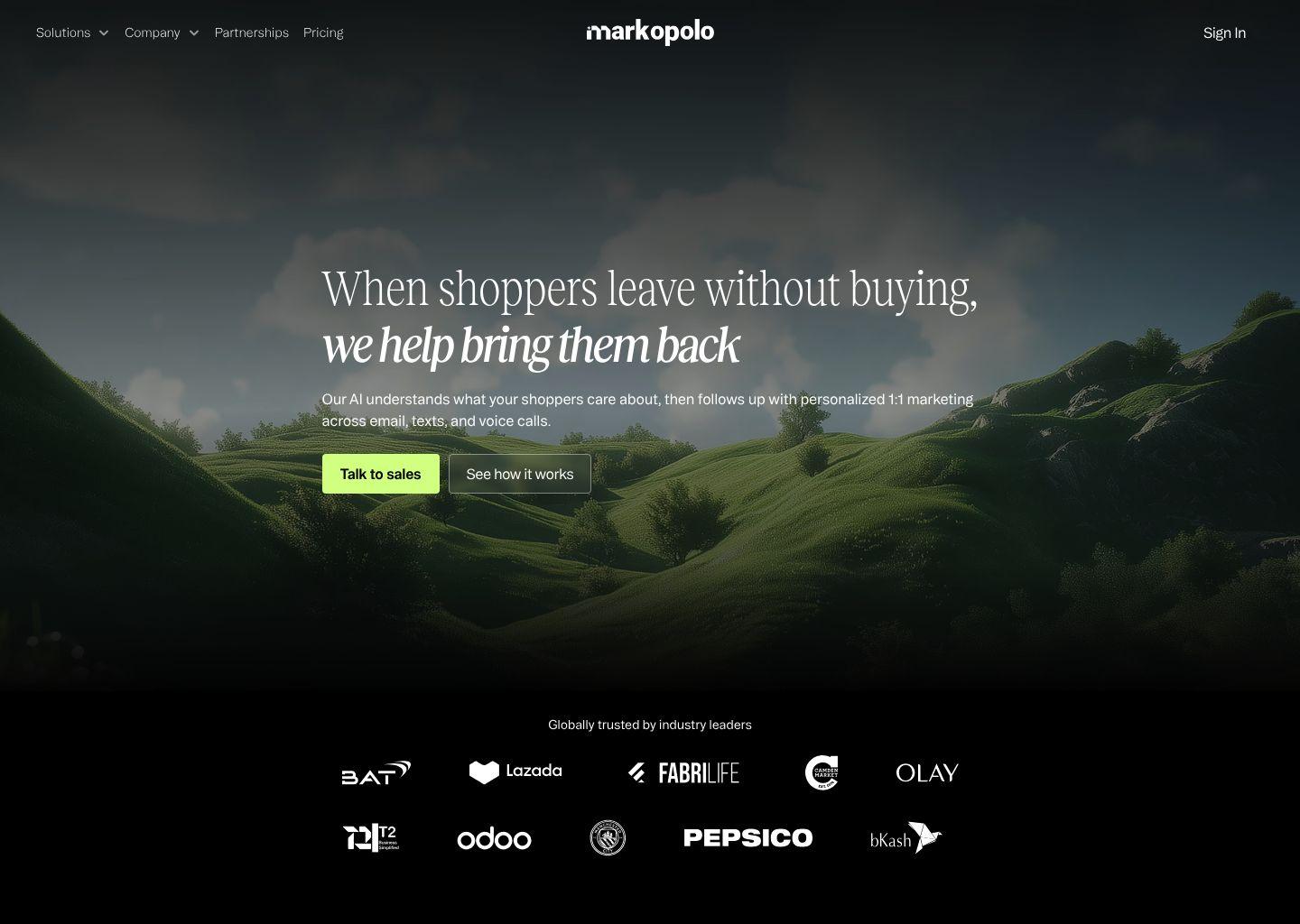 Markopolo：用个人化AI自动化销售与营销