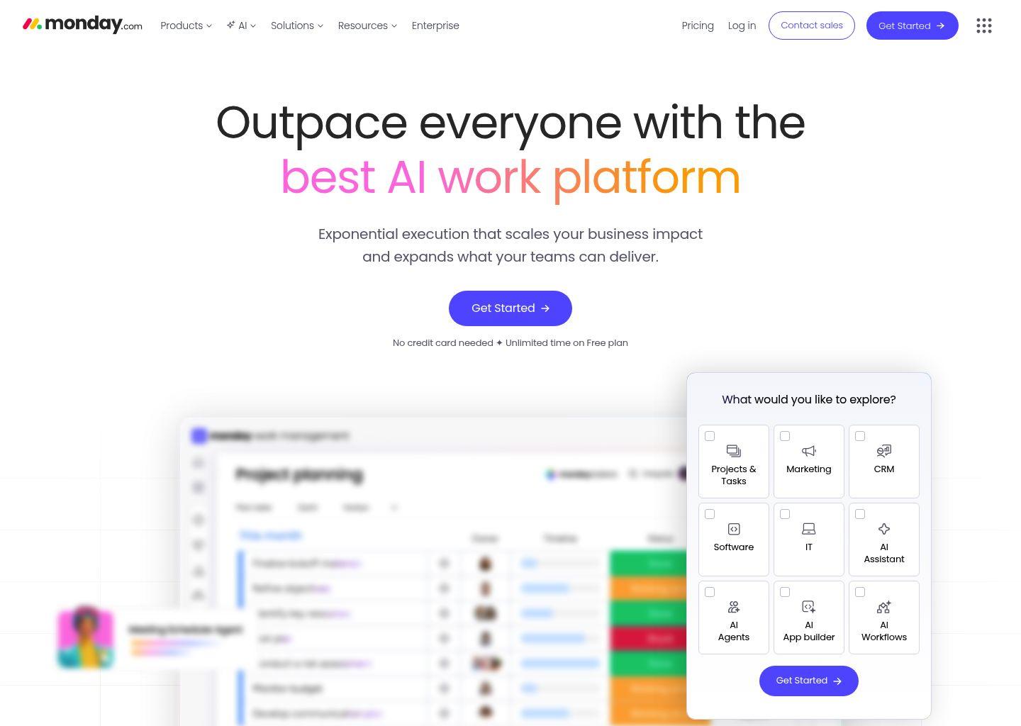 monday.com AI 工作平台：让团队执行力成倍提升