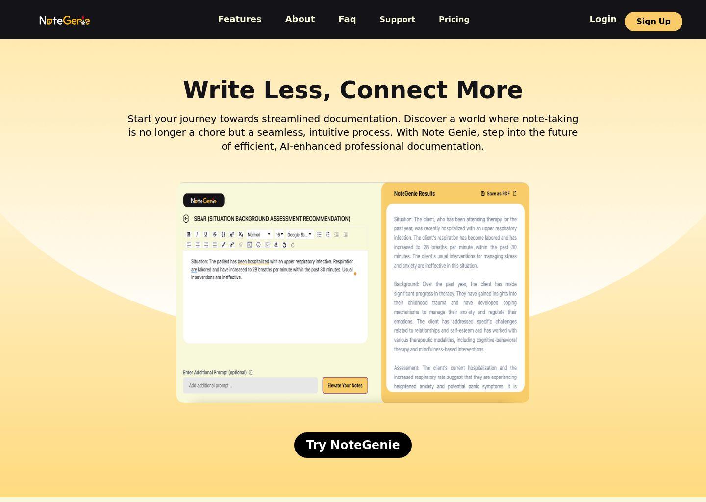 NoteGenie——AI驱动的智能笔记优化助手