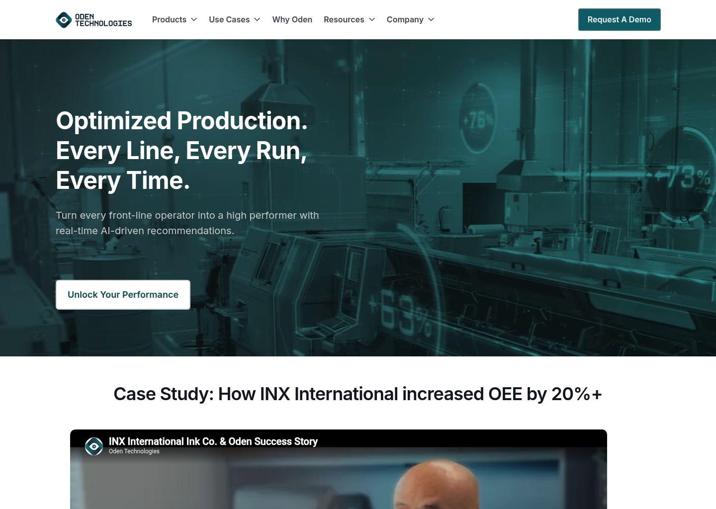 Oden Technologies 制造业优化 AI 平台