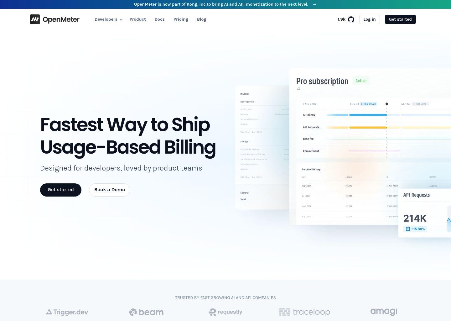 OpenMeter：开源用量计费与计量平台