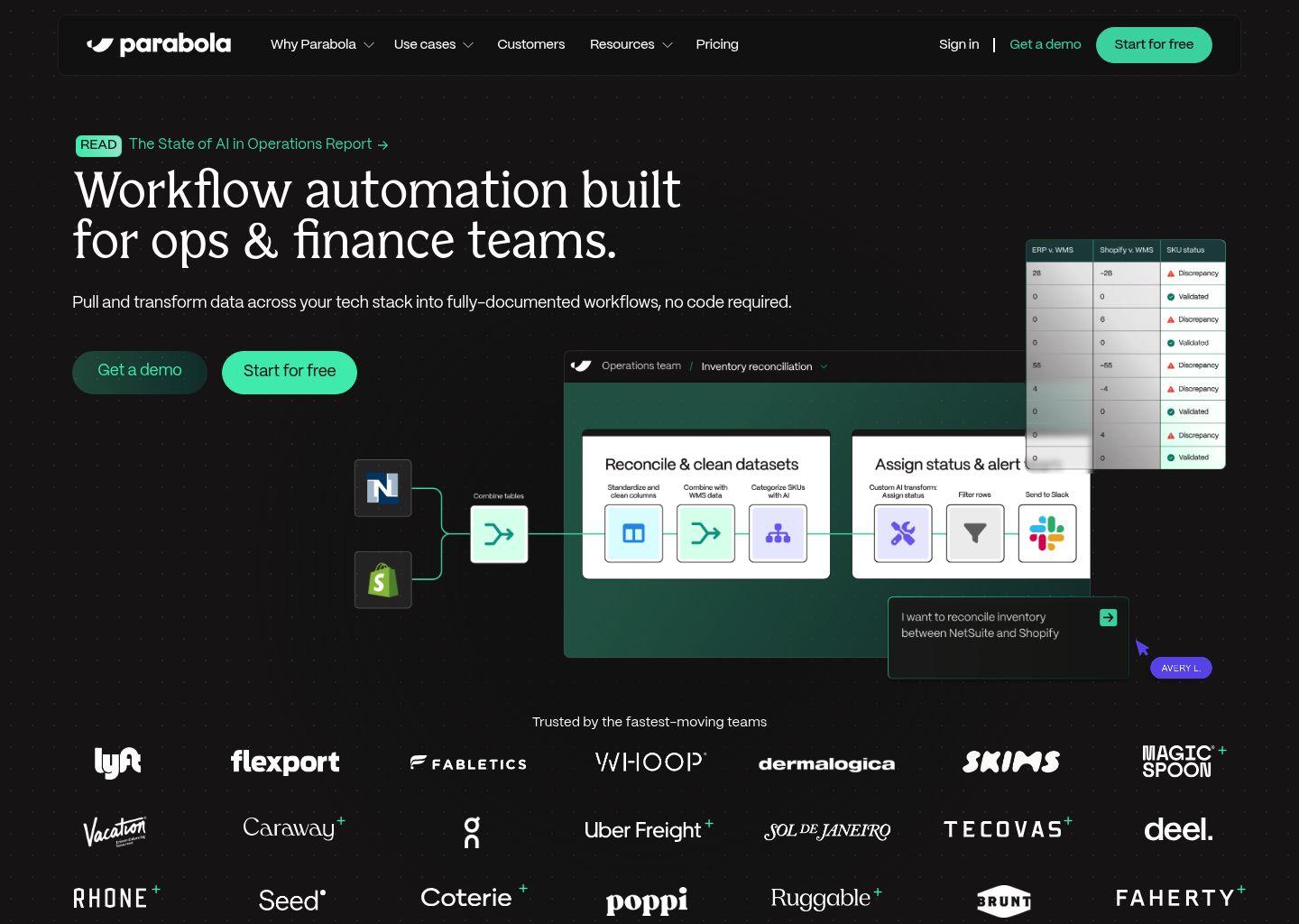 Parabola：AI 驱动的数据工作流自动化平台