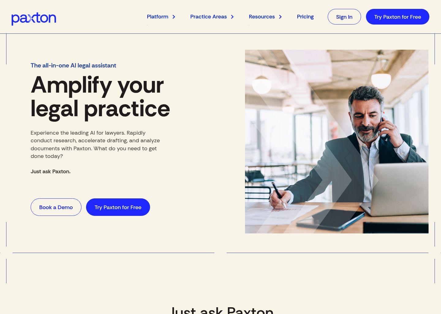 Paxton AI 一体化智能法律助手