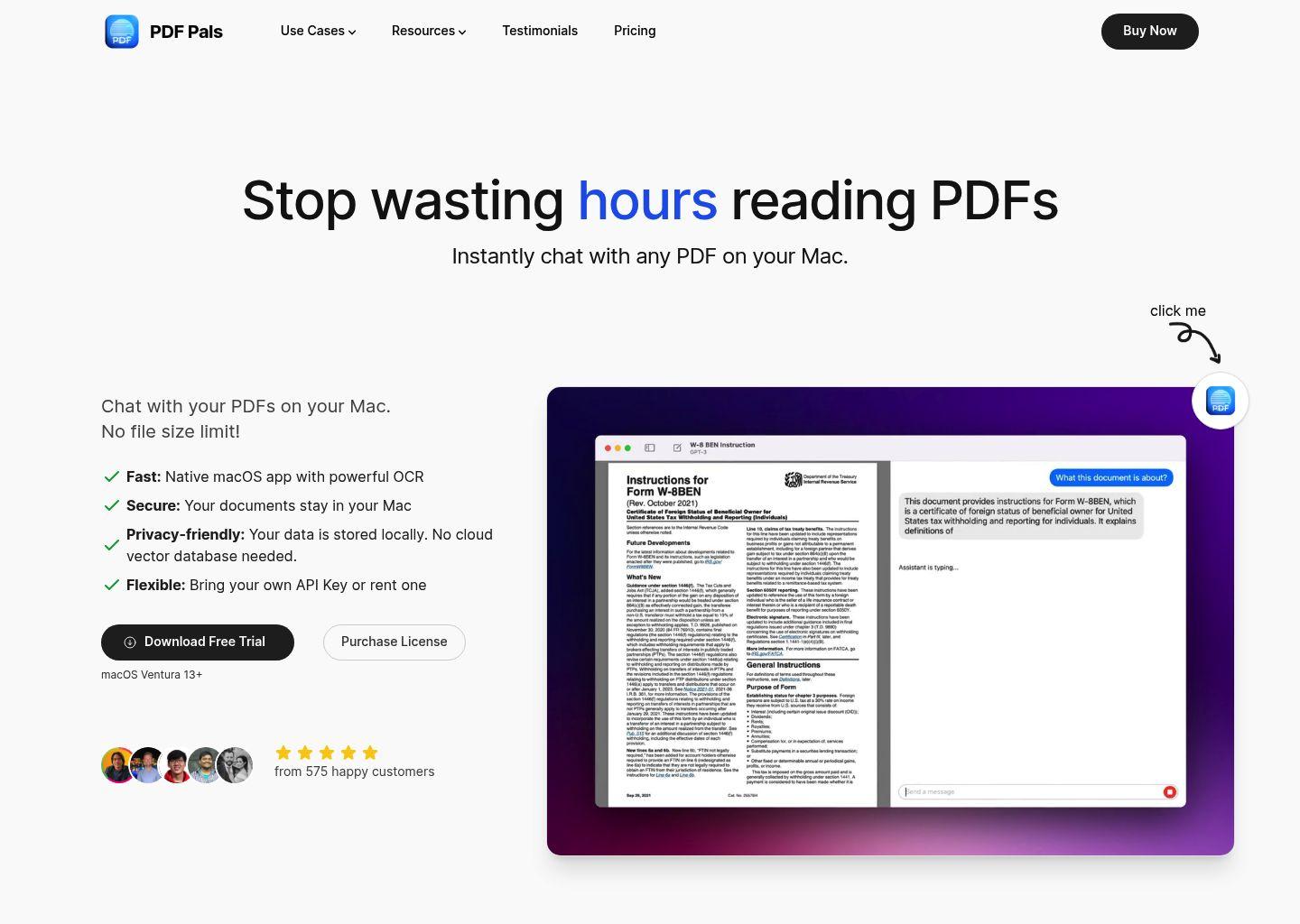 PDF Pals：Mac 上的本地 ChatPDF 助手