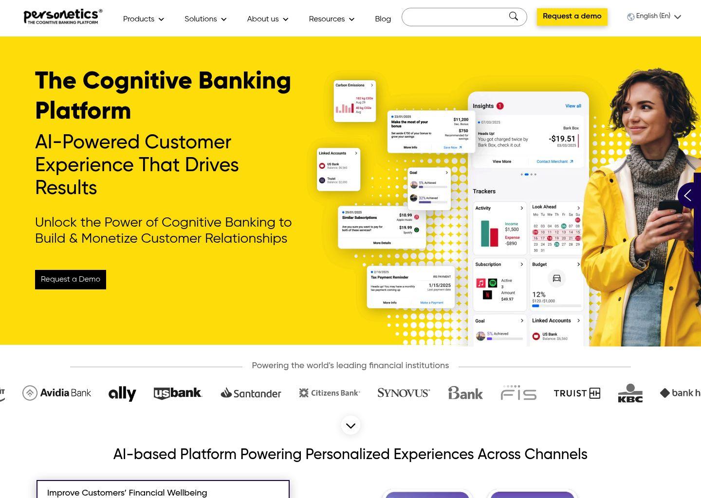 Personetics 认知银行平台：智能理财与PFM解决方案