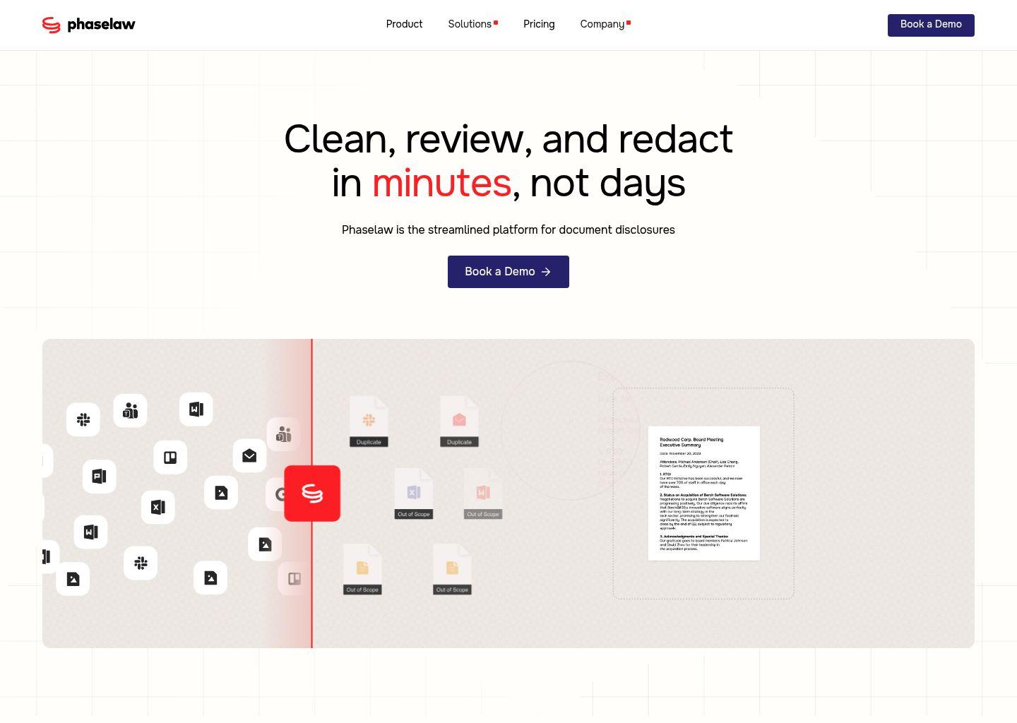 Phaselaw：面向法律与合规团队的AI智能脱敏与披露管理平台