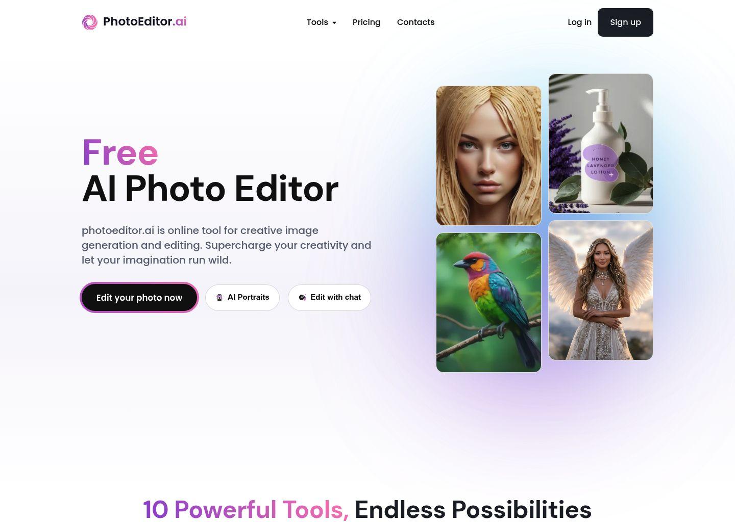 PhotoEditor.ai 免费 AI 照片编辑与图片生成平台