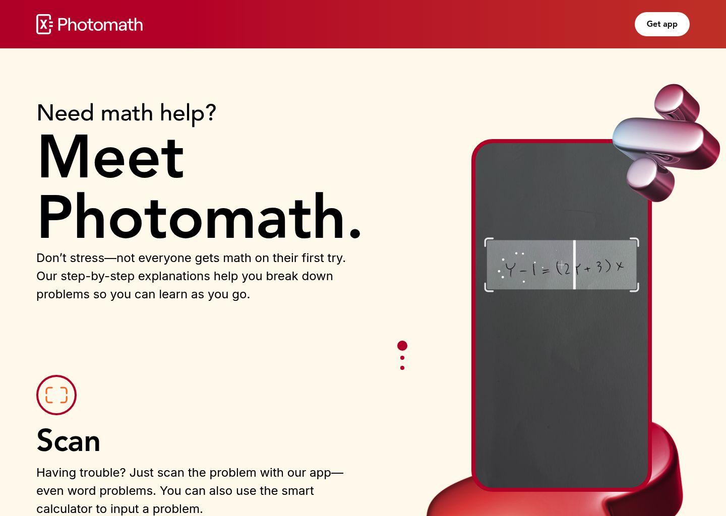 Photomath 数学解题助手