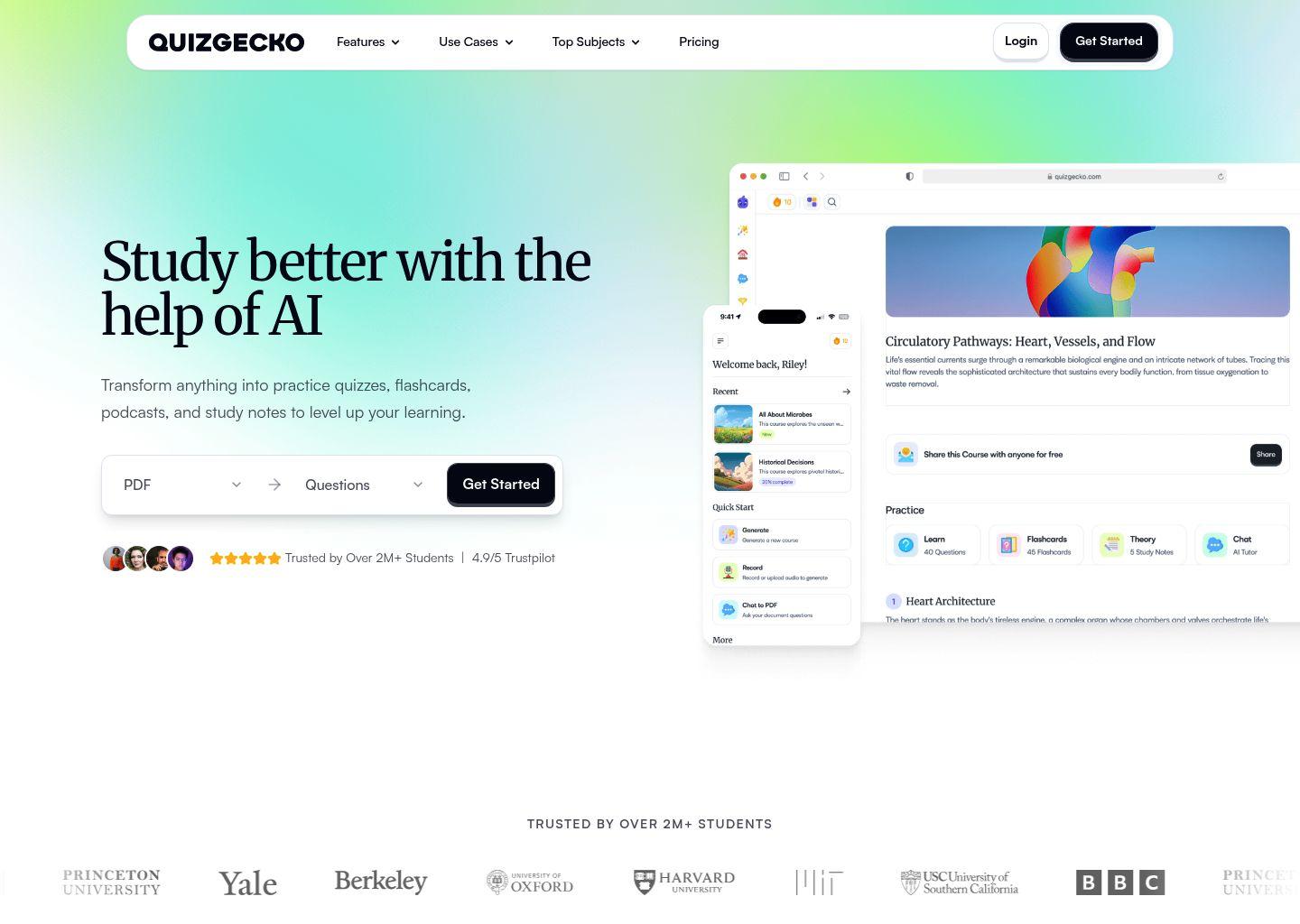 Quizgecko 智能出题与测验生成平台