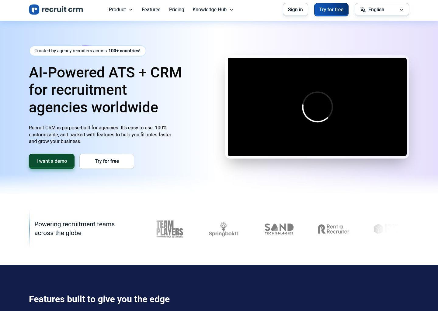 Recruit CRM：易用的AI驱动招聘管理软件