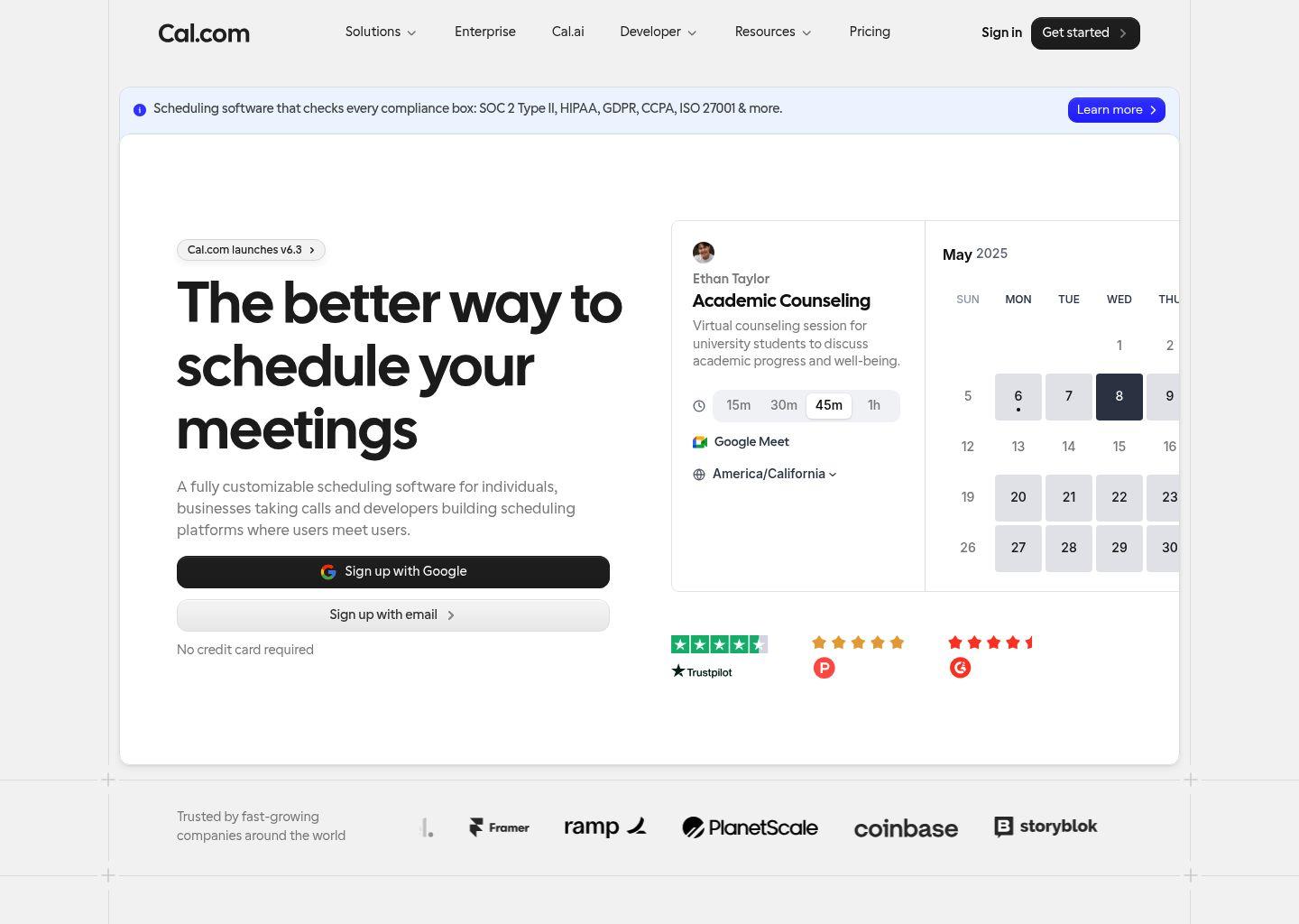 Cal.com 智能日程预约与时间管理平台