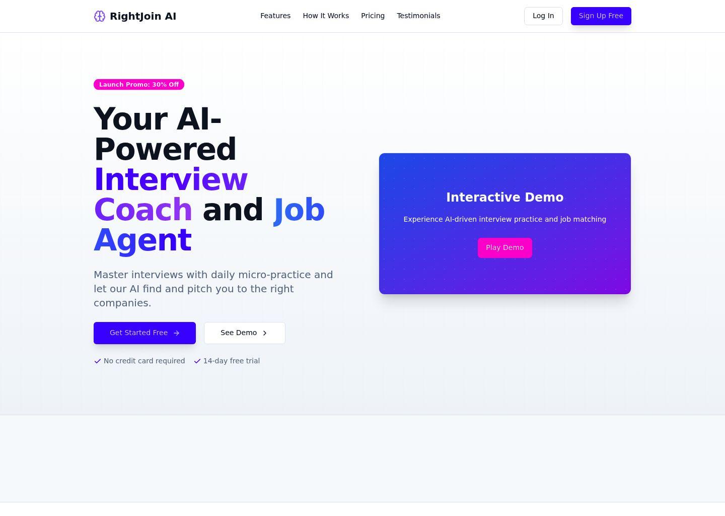 RightJoin AI 语音面试平台
