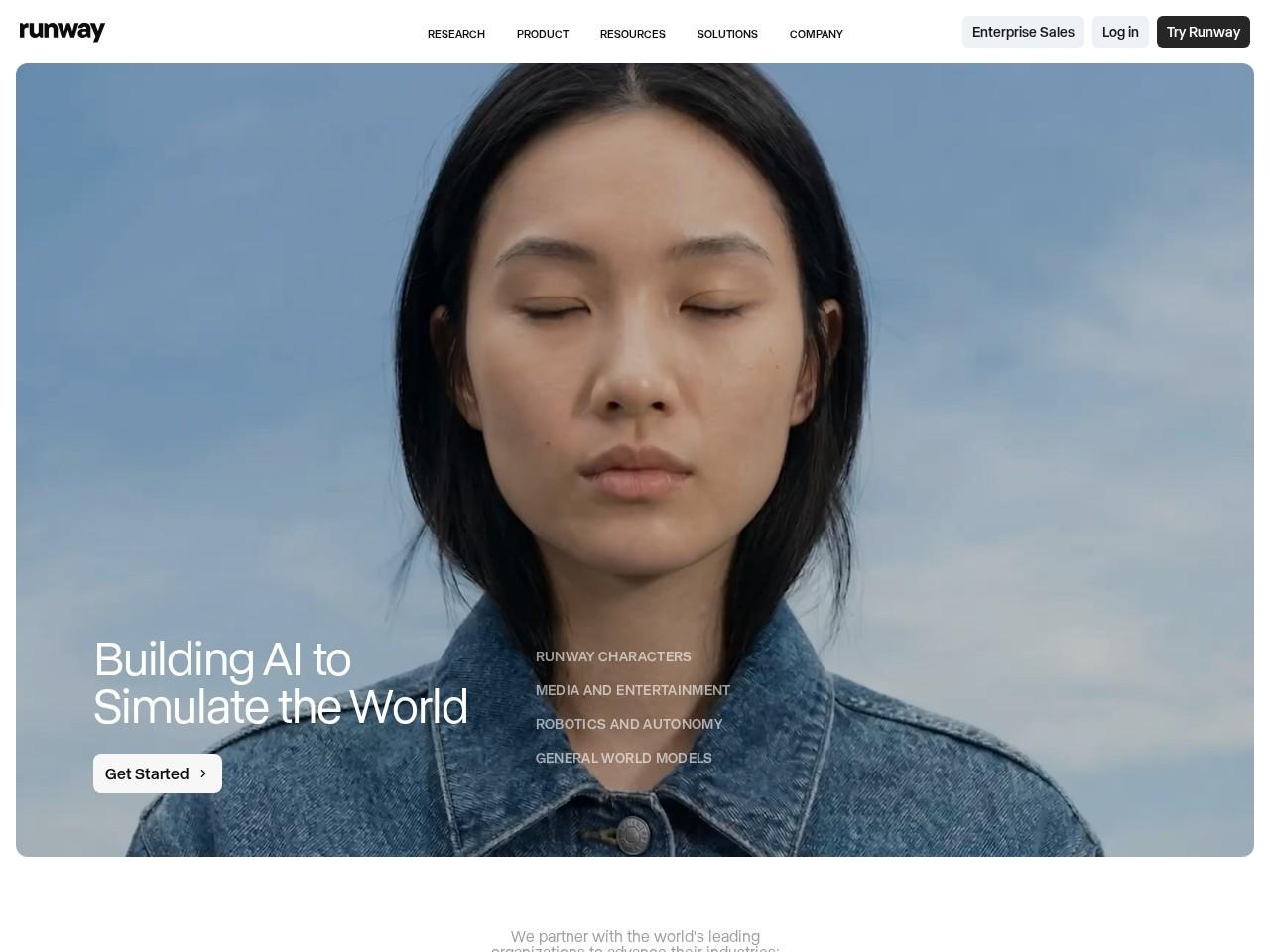 Runway：面向世界模拟的下一代视频与通用世界模型平台