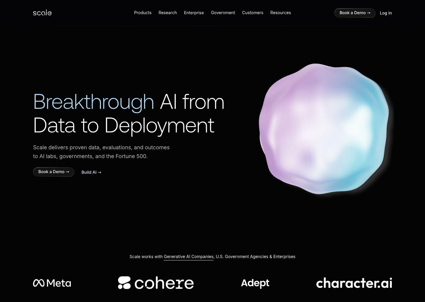 Scale AI：面向关键决策的可靠AI数据与评估平台