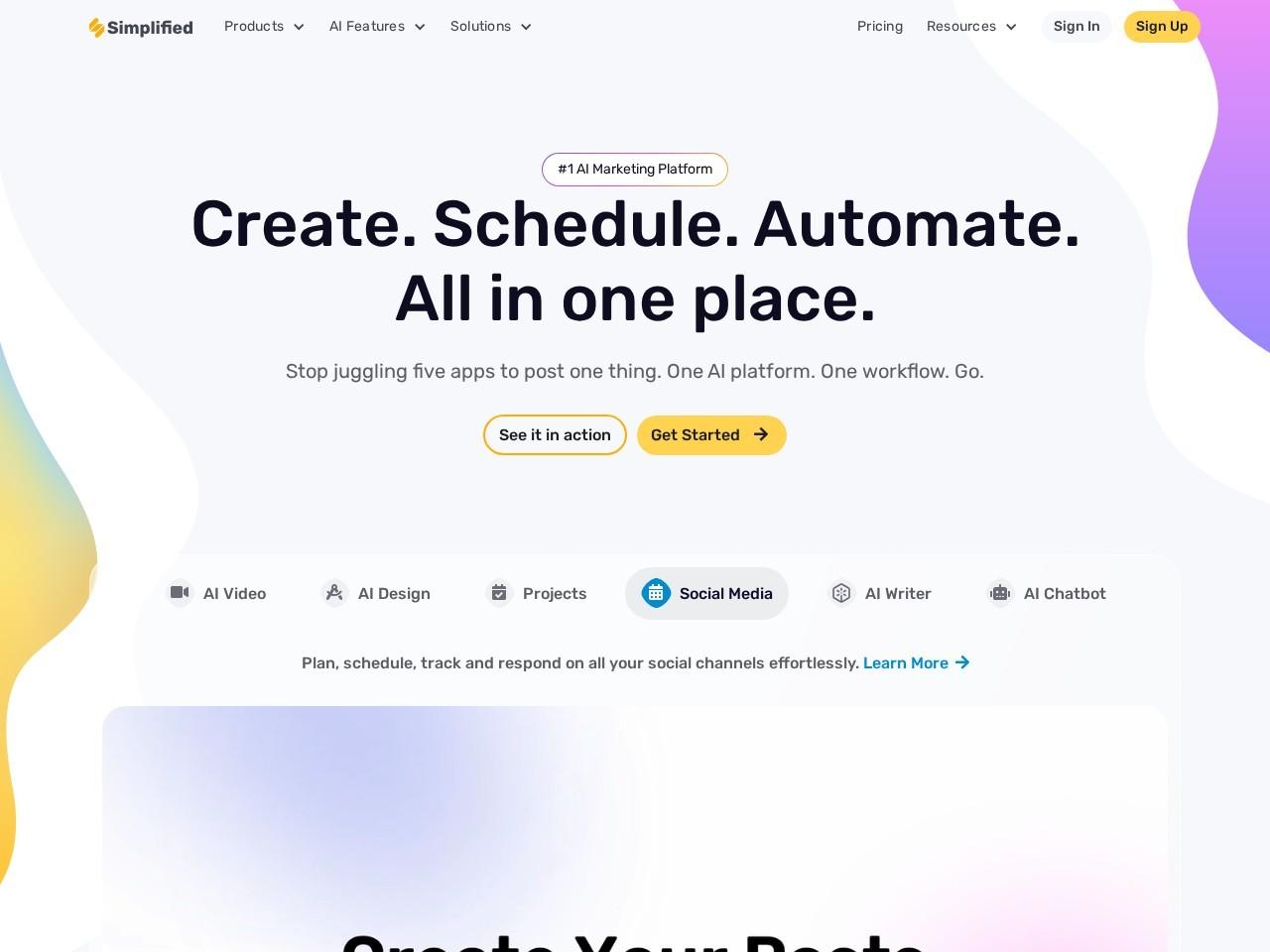 Simplified：现代营销团队的一体化智能营销与创作平台