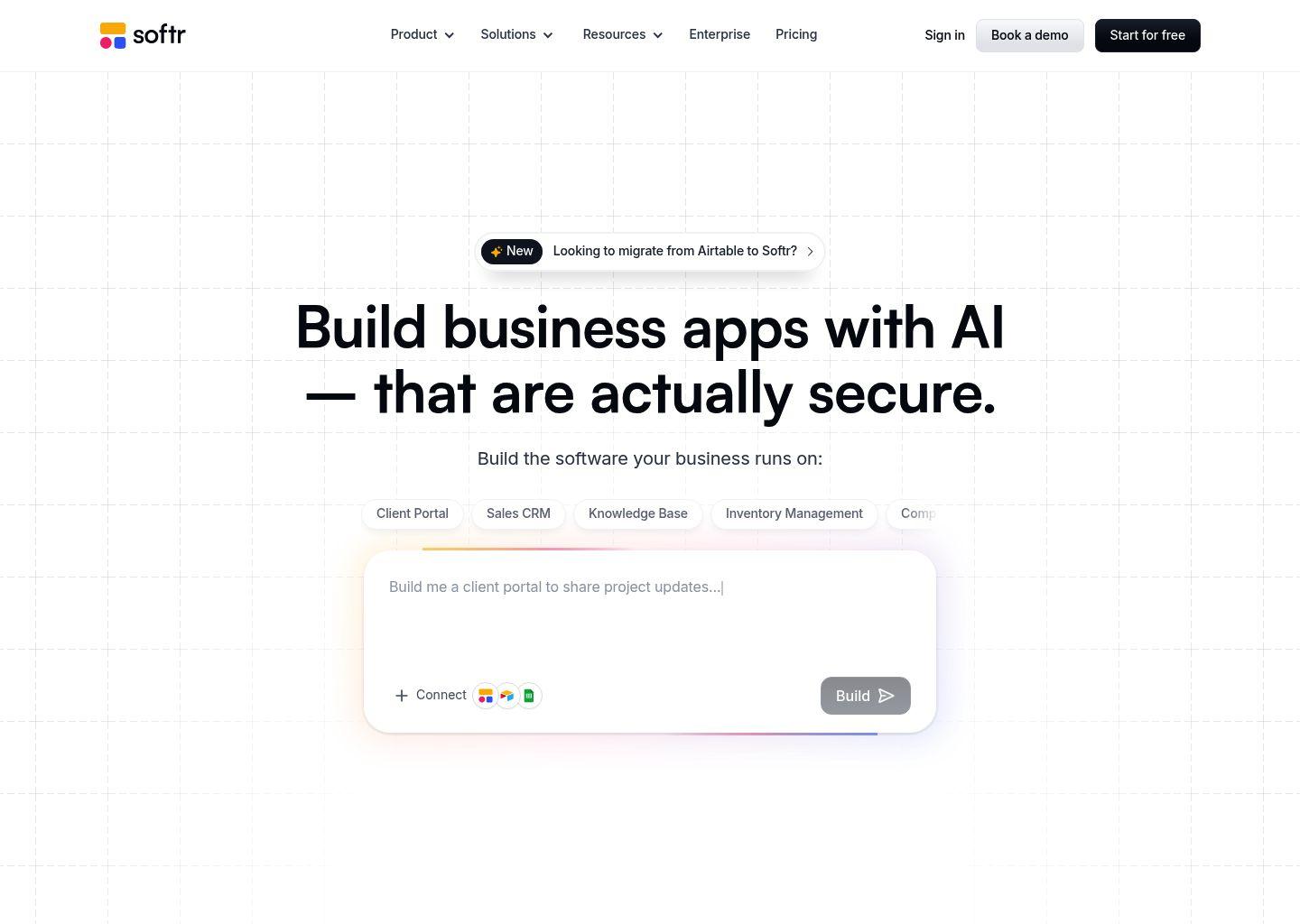 Softr：零代码构建 AI 驱动的业务应用与门户平台