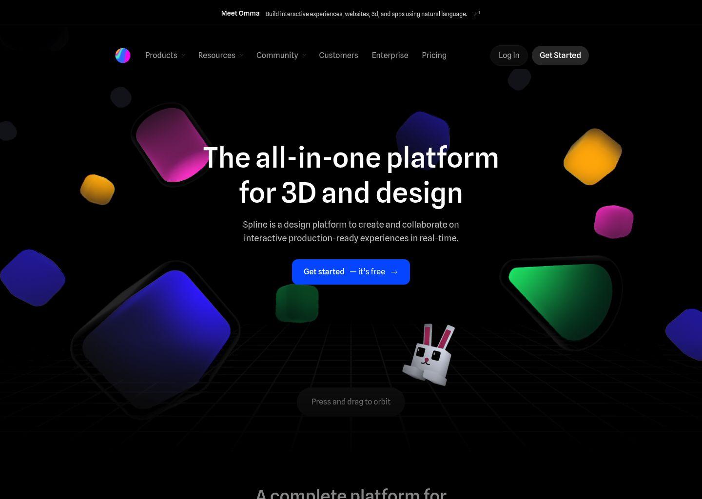 Spline AI 3D Generation：用AI一键生成3D模型