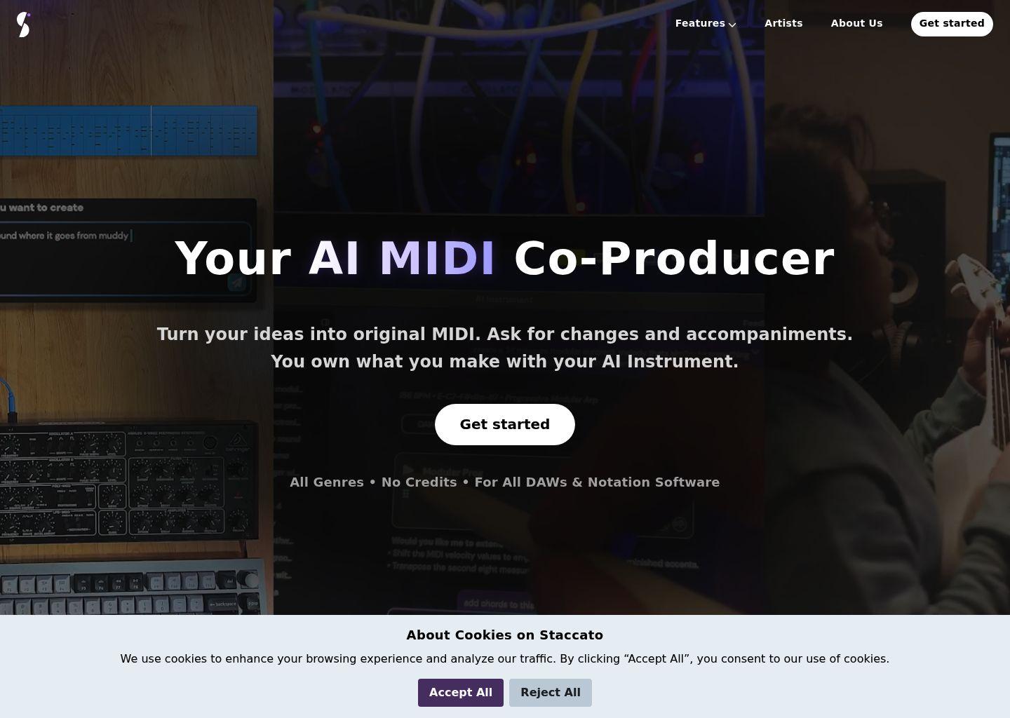 Staccato：面向音乐制作人的AI协作作曲插件