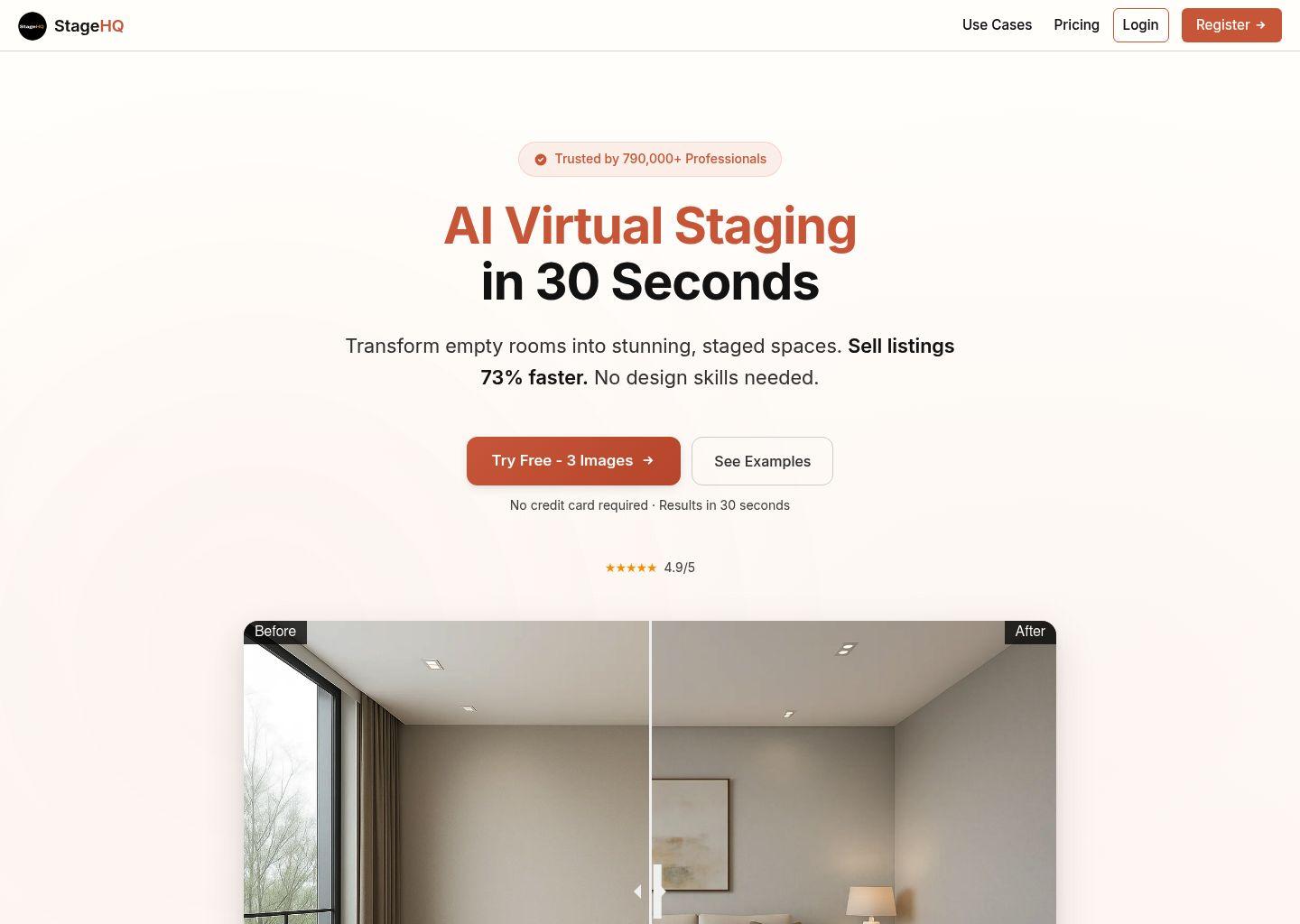 StageHQ AI虚拟家居布置平台