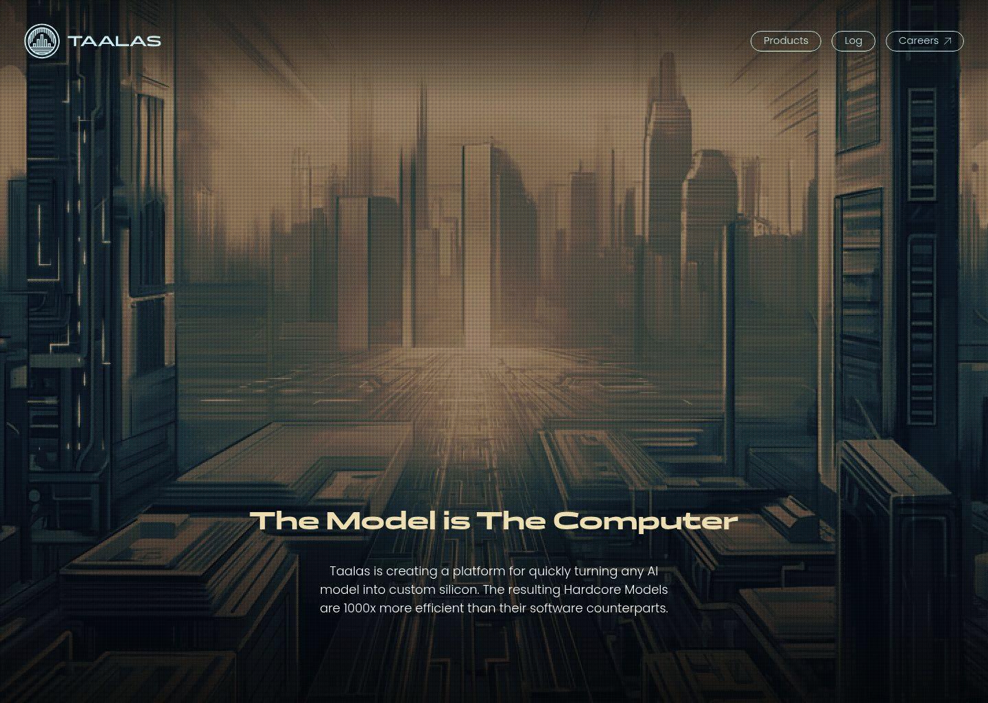 Taalas 定制AI芯片平台：让模型即是计算机
